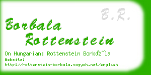 borbala rottenstein business card